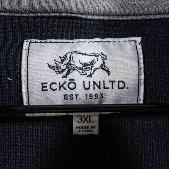 Ecko Unltd Rhino Logo Zip Up Track Jacket 3XL Y2K Hip Hop Streetwear - Picture 4 of 8